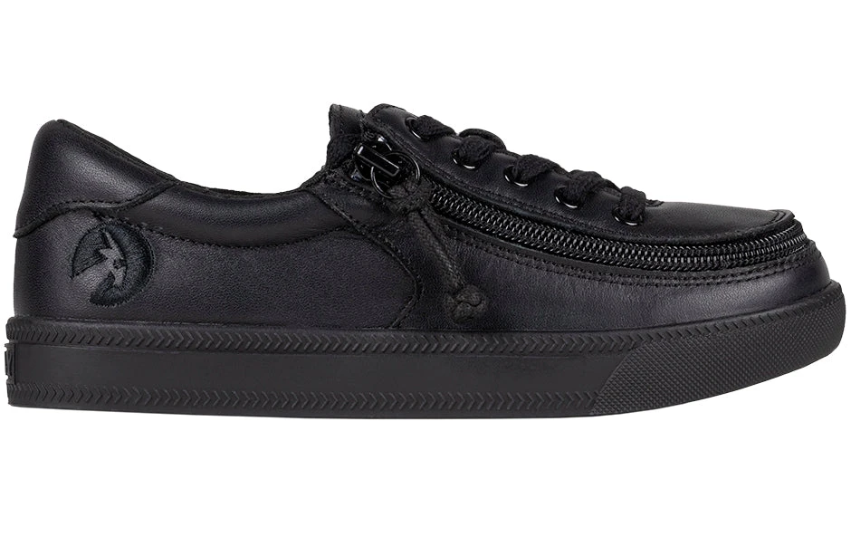 Black To The Floor Leather BILLY Classic Lace Lows - Image 2