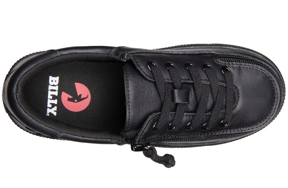 Black To The Floor Leather BILLY Classic Lace Lows - Image 3