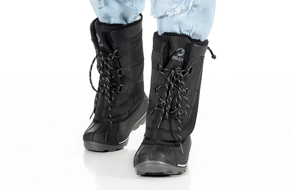 Black BILLY Ice Winter Boots - Image 8