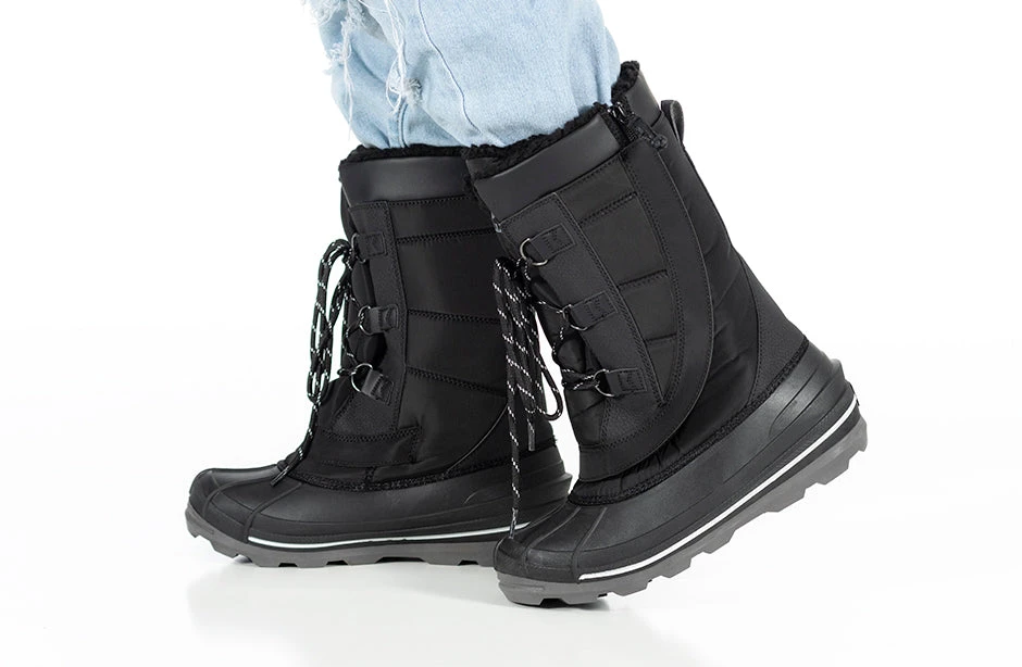 Black BILLY Ice Winter Boots - Image 7