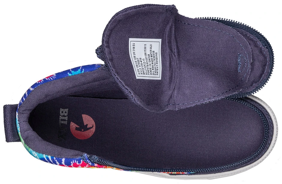 Navy Tie Dye BILLY Street High Tops - Image 4