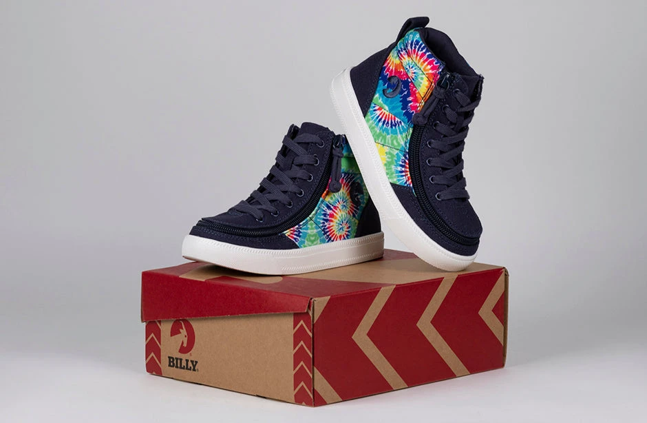 Navy Tie Dye BILLY Street High Tops - Image 8