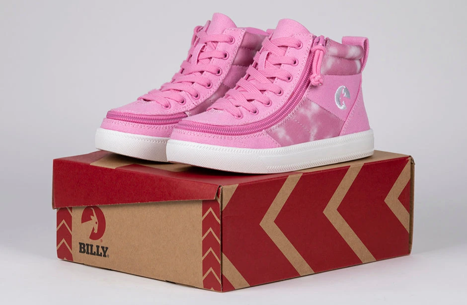 Pink Tie Dye BILLY Street High Tops - Image 6