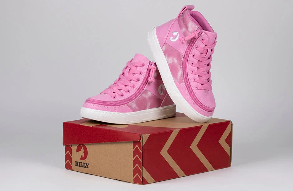Pink Tie Dye BILLY Street High Tops - Image 8