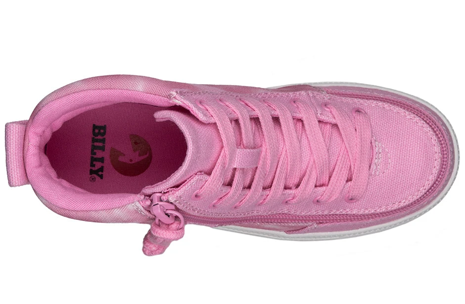 Pink Tie Dye BILLY Street High Tops - Image 3