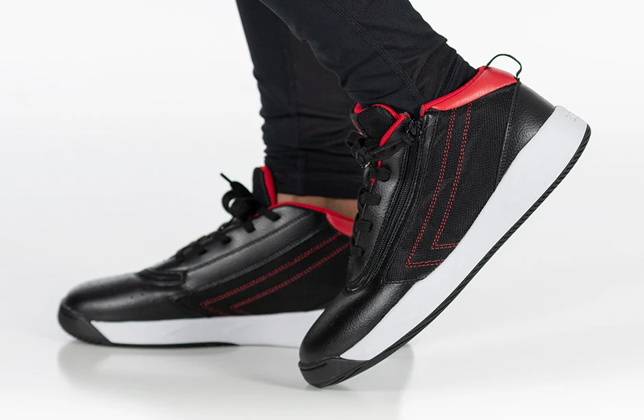 FINAL SALE - Black/Red BILLY Sport Hoop Athletic Sneakers - Image 9
