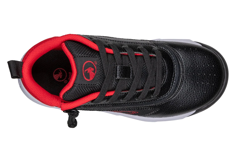 FINAL SALE - Black/Red BILLY Sport Hoop Athletic Sneakers - Image 3