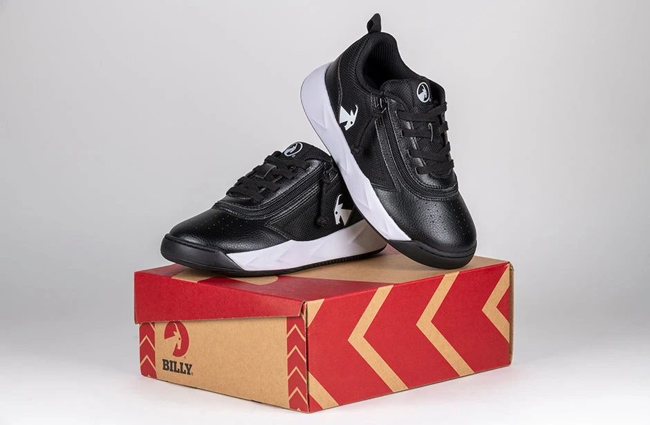 FINAL SALE - Black/White BILLY Sport Court Athletic Sneakers - Image 8