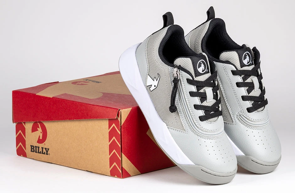 FINAL SALE - Grey/Black BILLY Sport Court Athletic Sneakers - Image 7