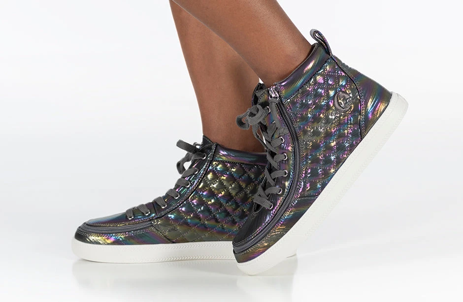 Graphite Rainbow BILLY Classic Quilt High Tops - Image 10