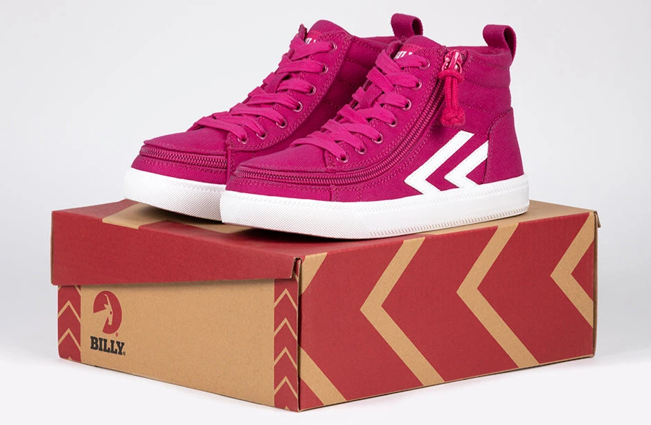 Fuchsia/White BILLY CS Sneaker High Tops - Image 7