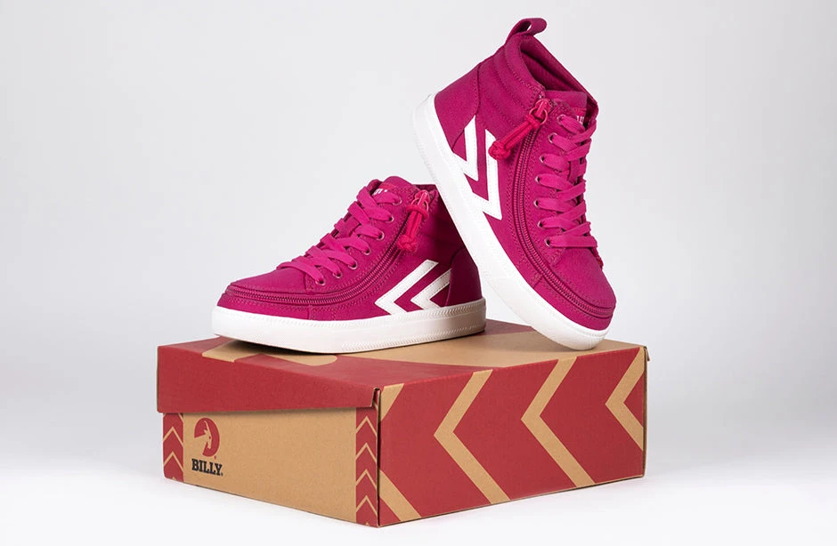 Fuchsia/White BILLY CS Sneaker High Tops - Image 9