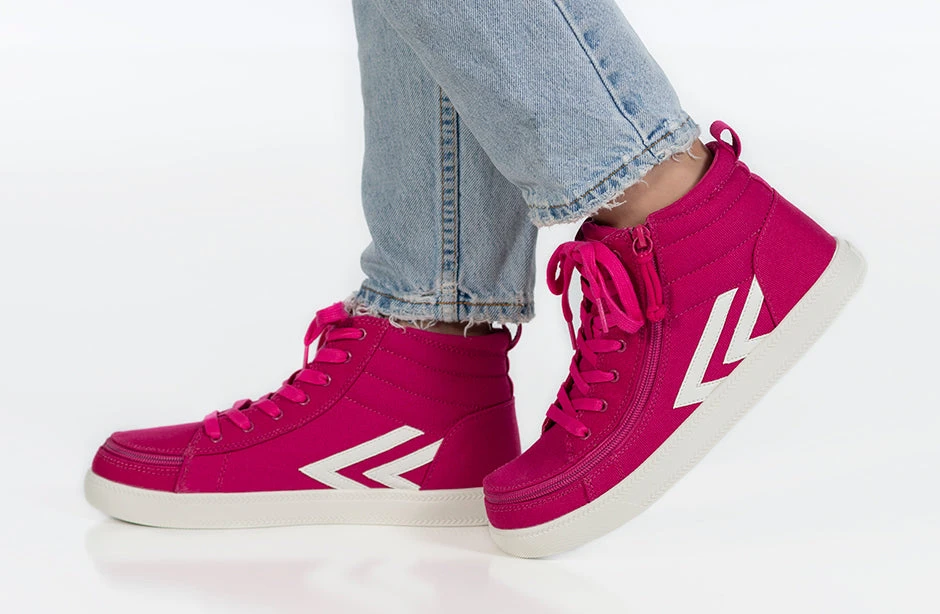 Fuchsia/White BILLY CS Sneaker High Tops - Image 10