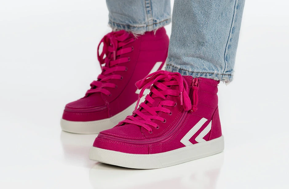 Fuchsia/White BILLY CS Sneaker High Tops - Image 11