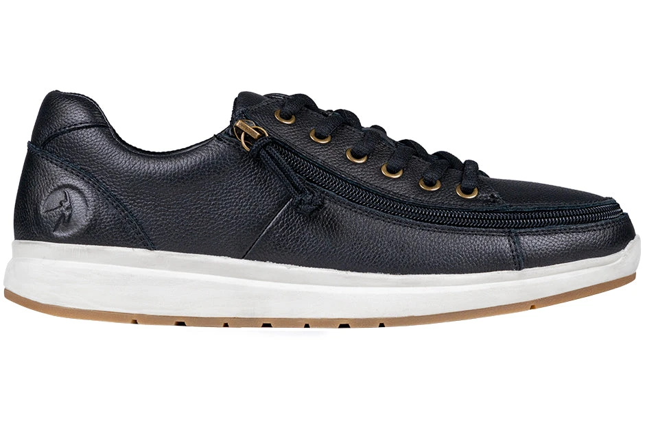 Men's Black Leather BILLY Comfort Lows - Image 2