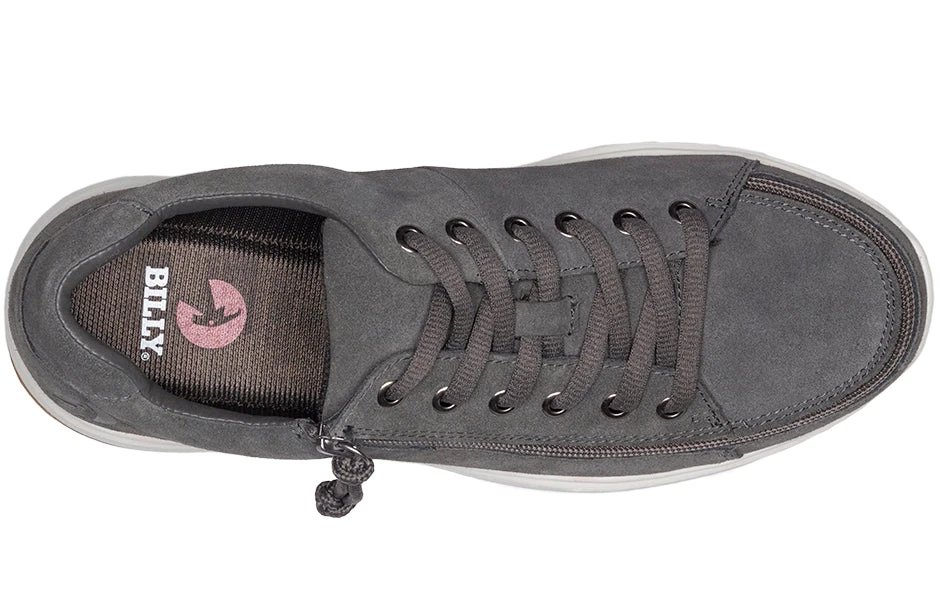 Men's Grey Suede BILLY Comfort Lows - Image 3