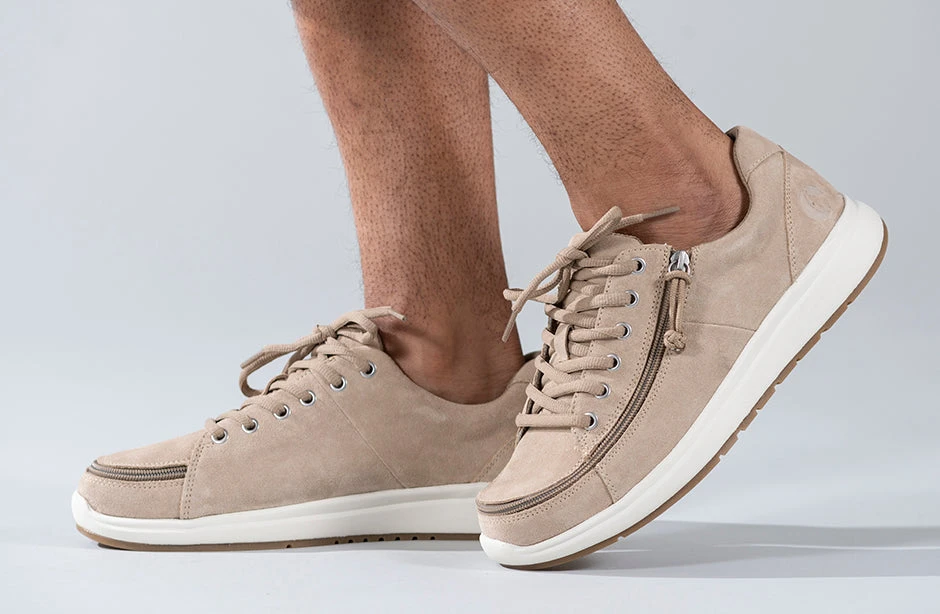 Men's Tan Suede BILLY Comfort Lows - Image 6