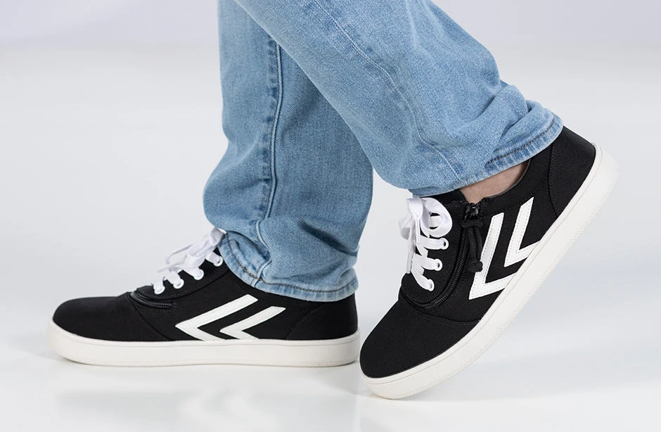 Men's Black/White BILLY CS Sneaker Low Tops - Image 10