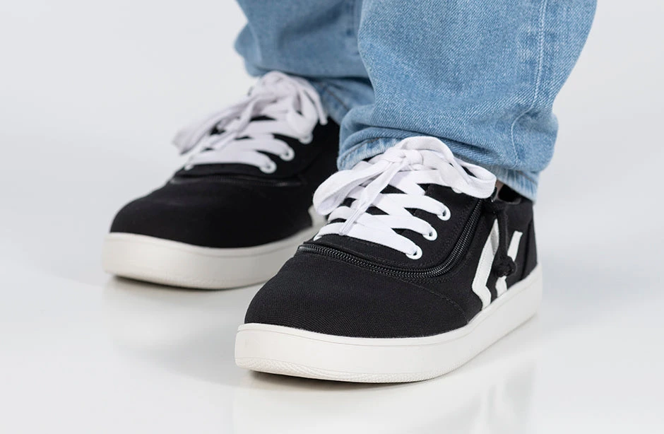 Men's Black/White BILLY CS Sneaker Low Tops - Image 11