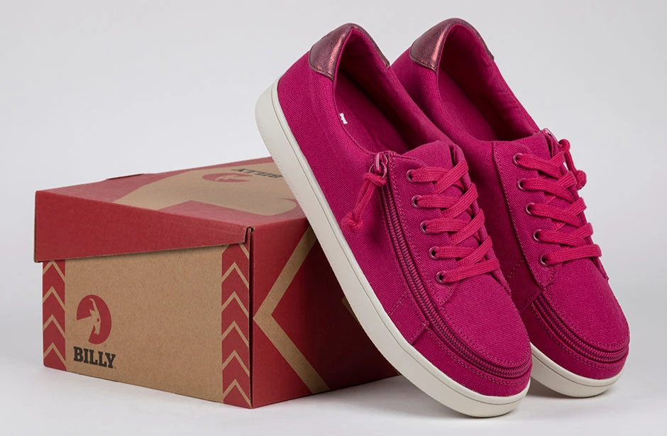 FINAL SALE - Women's Orchid Flower BILLY Sneaker Low Tops - Image 7