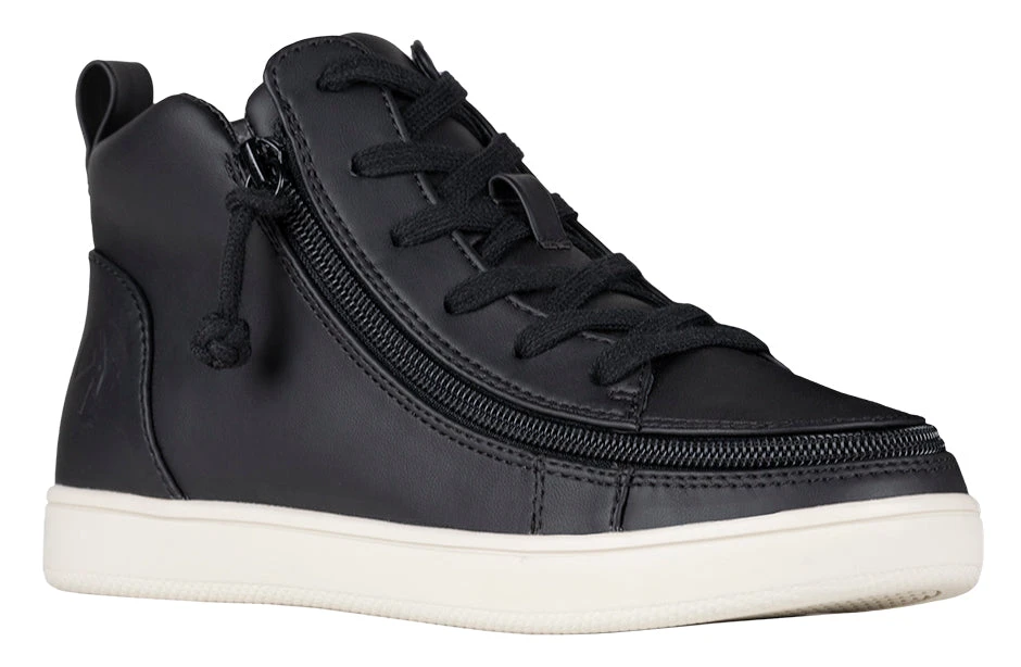 FINAL SALE - Women's Black BILLY Sneaker Lace Mid Tops
