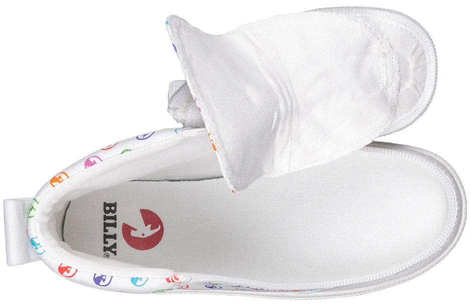 Rainbow Polka BILLY Classic Lace High Tops - Image 5