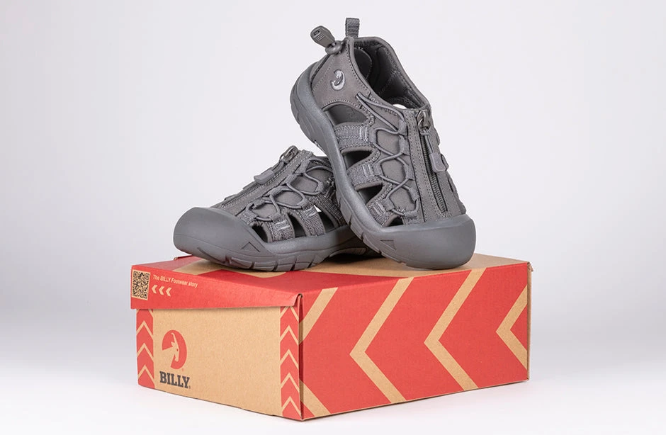 Grey BILLY River Sandals - Image 9