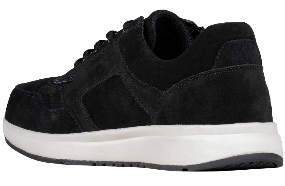 Men's Black Suede BILLY Comfort Joggers - Image 3