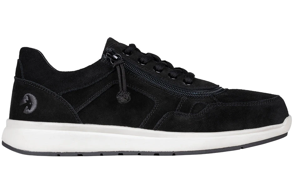 Men's Black Suede BILLY Comfort Joggers - Image 2