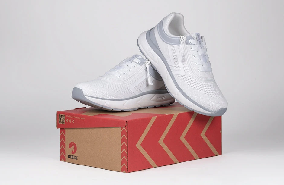 Women's White BILLY Sport Inclusion Too Athletic Sneakers - Image 9